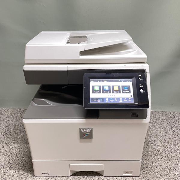 中古シャープ MX-C305W A4カラー複合機  無線LAN 両面印刷省スペース PostScript3 AirPrint 点検済　03000715