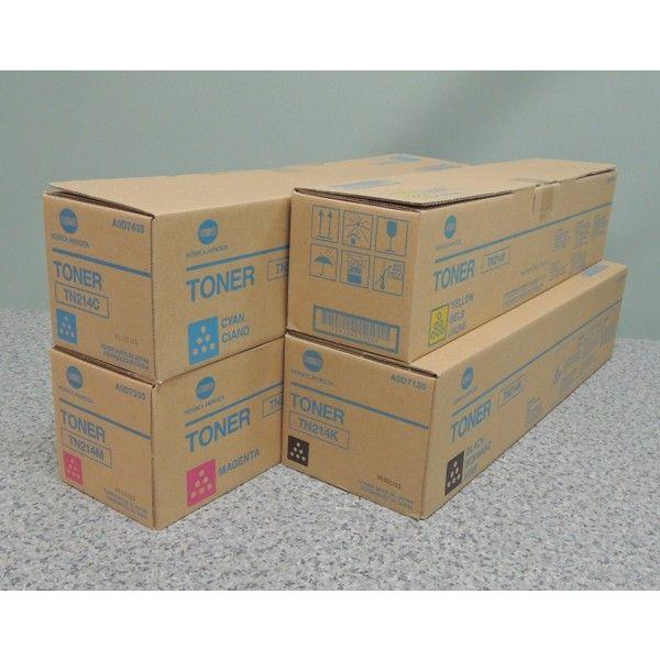 コニカミノルタ bizhub C200 大容量海外純正トナー　TN214　4色セット　送料無料