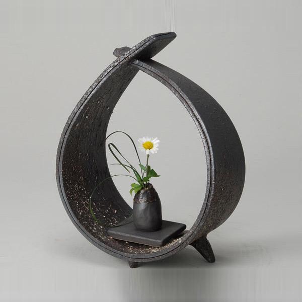 結び一輪花入 信楽焼 信楽焼き 花瓶 花器 花入れ フラワースタンド 花 オブジェ インテリア 雑貨 小物 置物 飾り 観葉植物 インテリア コーディネート 送料無料 Kamj 0025 どんどんどんの家具 通販 Yahoo ショッピング