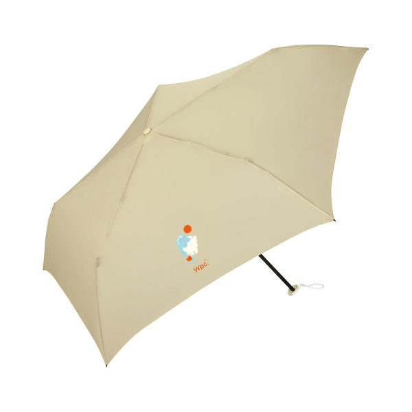 他サイト： Wpc. ワールドパーティー 2025 折りたたみ傘 超軽量 スリム Air-Light サニーアンドレイニー ミニ ベージュ 雨傘 親骨55cm 大きい 晴雨兼用 レディースの商品画像