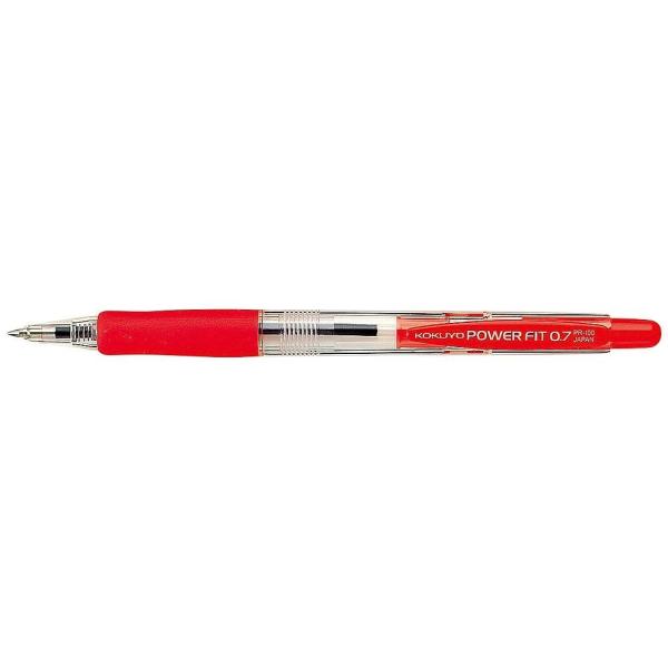 KOKUYO �R�N�� �{�[���y�� �p���[�t�B�b�g �Đ����� �׎�0.7mm �� �{�̐F �� PR-100R