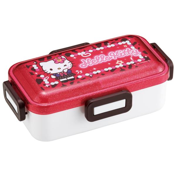 SKATER スケーター 弁当箱 ランチボックス 1段 530ml 食洗機対応 レンジ対応 日本製 サンリオ ハローキティ スクール PFLB6-A (プレゼント 子供 女の子 小学生)