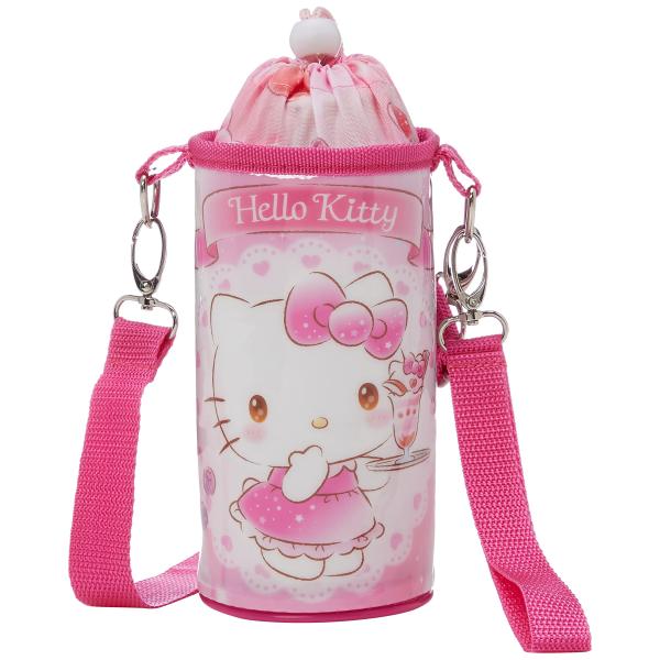 値下げ【HELLO KITTY】【希少品】ペットボトルケース　インテリア　置物 スケーター ペットボトルケース 500ml 保温 保冷 エナメル