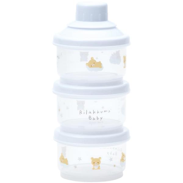 SKATER スケーター 保存容器 小分け 粉ミルク 容器 ミルクケース 100ml 3個 リラックマ ベビー CJN1M-A (プレゼント 幼稚園 子供 女の子 小学生 かわいい)