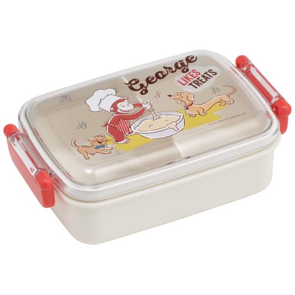 SKATER スケーター 弁当箱 450ml おさるのジョージ 23 抗菌 子供用 日本製 RBF3ANAG-A (プレゼント 入学祝い 入園準備 入学準備 保育園 幼稚園 小学校 子供)