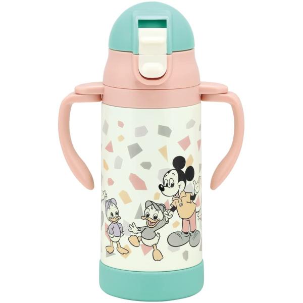 スケーター SKATER 両手 ストロー付き ステンレス 水筒 ベビーマグ