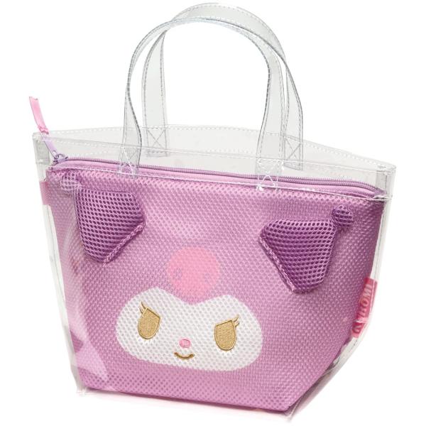 ●サイズ:ククリアバッグ=310×200×120mm(持ち手含まず)　インナーポーチ:280×180×120mm(装飾部含まず)●素材・材質:クリアバッグ=非フタル酸系塩化ビニル樹脂 / インナーポーチ=ポリエステル●サウナや銭湯、夏の行楽...