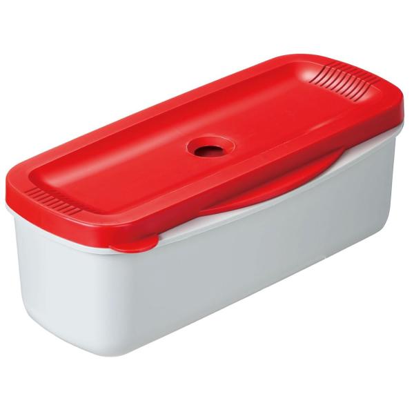 ●サイズ:290×144×高さ100mm/容量:本体/2000ml・中容器/1300ml●スチームの力でもちもち茹でパスタ●麺と水を入れて電子レンジで加熱するだけ●本体と中容器の二重構造により蒸気が循環し、もちもち感を実現●素材・材質:ポリ...