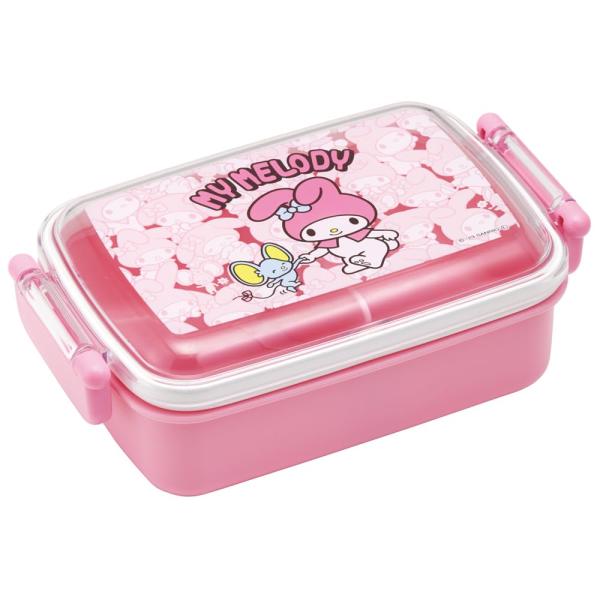 SKATER スケーター 弁当箱 450ml マイメロディ うしろうしろ サンリオ 抗菌 子供用 日本製 RBF3ANAG-A (プレゼント 入学準備 保育園 幼稚園 小学校 子供 女の子)