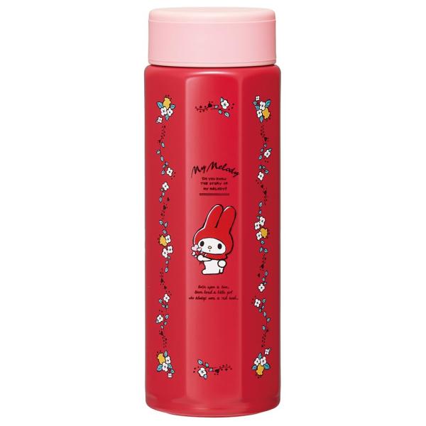 SKATER スケーター ステンレス マグボトル 500ml 持ちやすい 8角形 保温 保冷 水筒 マイメロディ フラワーレトロ サンリオ STO5-A (プレゼント 幼稚園 小学校)