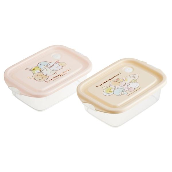 SKATER スケーター シール容器 500ml 日本製 2個 セット すみっコぐらし ドローイング FCN2W-A