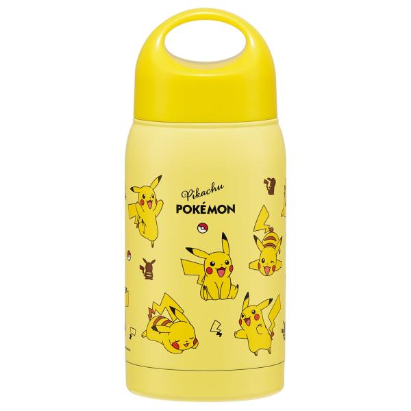 SKATER スケーター 直飲み ステンレス マグ ボトル 水筒 保温 保冷 350ml ポケモン ピカチュウ SMC3-A (プレゼント 子供 女の子 小学生 かわいい おしゃれ)