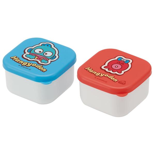 SKATER スケーター ミニ シール容器 保存容器 おかず入れ 160ml 2個組 サンリオ ハンギョドン パーティー MO2WAG-A (プレゼント 入学特集 入園準備 入学準備)