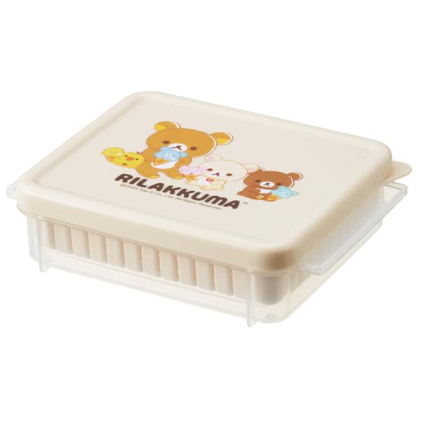 SKATER スケーター ザル付 保存 容器 Sサイズ 260ml 日本製 リラックマ SZR2-A (プレゼント 入園グッズ 保育園 幼稚園 子供 女の子 小学生 お弁当箱 セット)