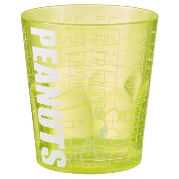 SKATER スケーター コップ 280ml プラスチック アクリル 食洗機対応 日本製 スヌーピー ネオンイエロー KSA4J-A