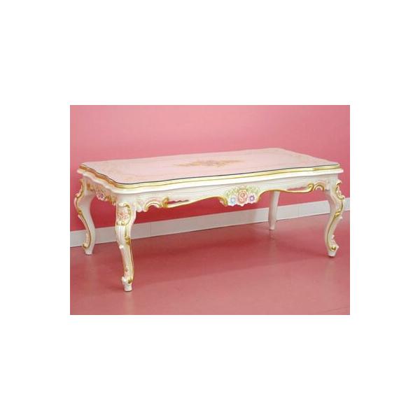 ☆新春クリアランスSALE！☆ 送料無料 開梱サービス付 ロココ調 長方形