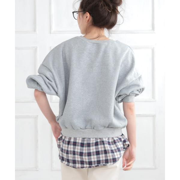 トップス チェックシャツレイヤードロゴスウェット レディース トレーナー プルオーバー 裏起毛 Donoban Select Buyee Buyee 提供一站式最全面最专业现地yahoo Japan拍卖代bid代拍代购服务 Bot Online