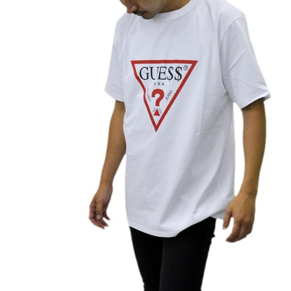 Guess Asap ゲス A Ap Rocky Tシャツ 半袖 ブランド ホワイト オーバーサイズ メンズ メール便ok Mk4410 コラボ 日時指定 レディース