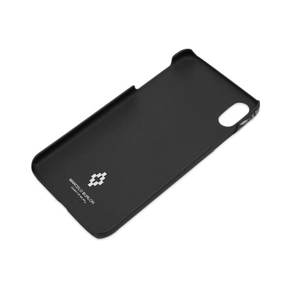 Marcelo Burlon マルセロバーロン Iphoneケース スーパーsale セール期間限定 メンズ Sharp Wings Xs Cmpa012smat Max ブラック ケース ロゴ 送料無料 Case