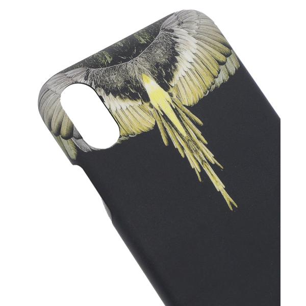 マルセロ バーロン スマホケース Marcelo Burlon Yellow Wings ブラック 送料無料 ケース X Iphone Case Cmpa007e 人気ブランド