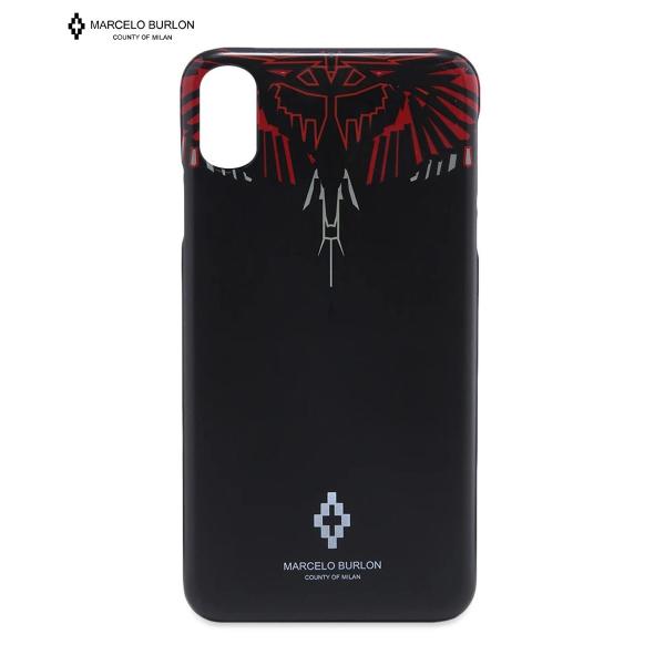 Marcelo Burlon マルセロバーロン 購入 Iphoneケース メンズ Geometric Wings X ロゴ Case ブラック Cmpa007f ブルー ケース 送料無料