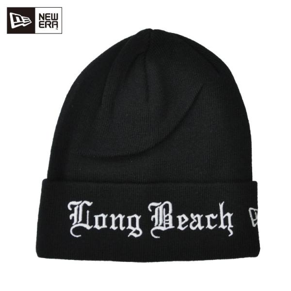 アウトレット Outlet ニューエラ ニット帽 キャップ New Era ベーシック カフニット 帽子 Long お金を節約 Beach N0004366 ビーニー メール便ok ブラック メンズ