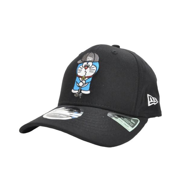 ニューエラ キャップ ゴルフ 9fifty ストレッチスナップ ドラえもん ブラック スポーツ 人気商品 送料無料 New 刺繍 Golf Era コラボ キャラクター