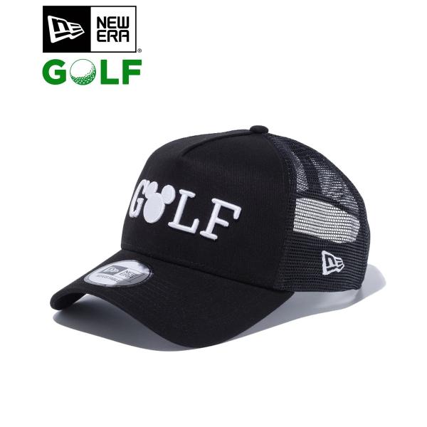 ニューエラ キャップ ゴルフ 9forty A Frame トラッカー ディズニー Golf ミッキーマウス New スポーツ 送料無料 ブラック Era シルエット Golf コラボ 公式ストア