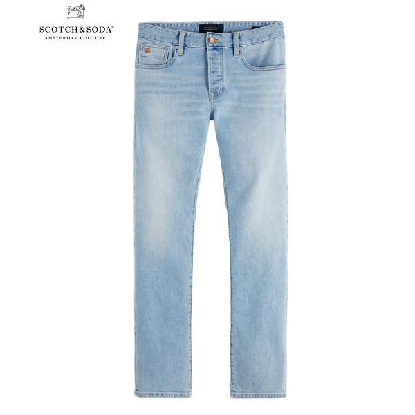 Scotch Amp Soda スコッチamp ソーダ デニムパンツ Ralston Paint It Blauw Regular Slim Fit ブルー