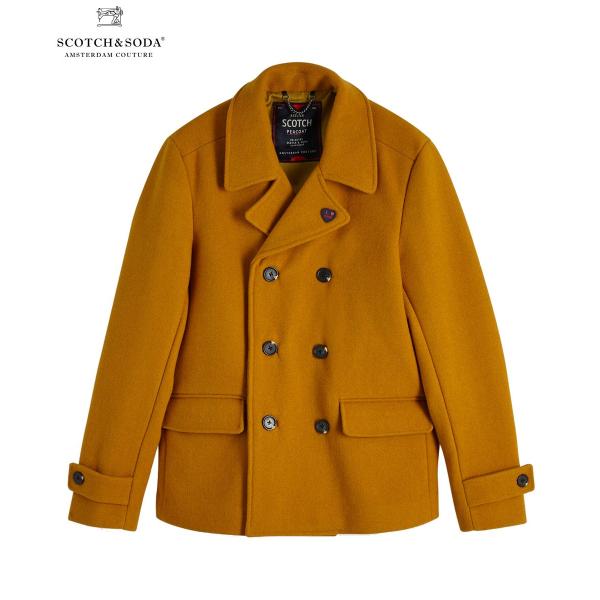 Scotchamp Soda スコッチamp ソーダ メンズ ピーコート Classic Pea Coat 292 キャメル コート アウター 長袖