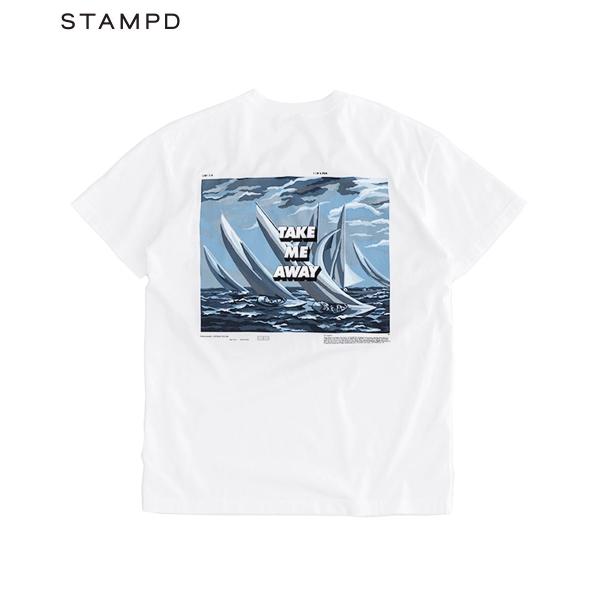 Stampd スタンプド Tシャツ メンズ Take Me Away Tee ホワイト Sla M2187te トップス Tee 半袖 ストリート