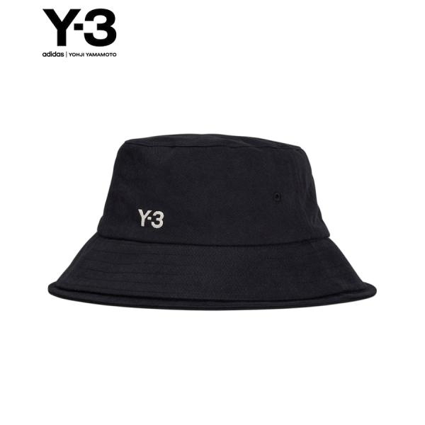 Y-3 ワイスリー メンズ ハット STRIPES BUCKET HAT ブラック Y-3 ワイスリー メンズ ハット STRIPES BUCKET HAT ブラック