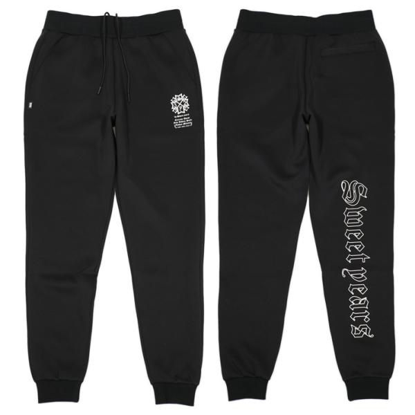 SY32 by SWEET YEARS パンツ DOUBLE KNIT GOTHIC LOGO PANTS