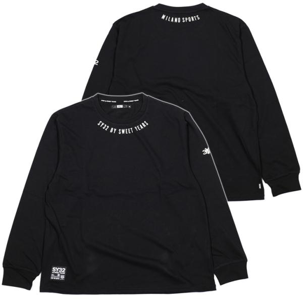 SY32 by SWEET YEARS NECK ROUND PRINT L/S TEE
