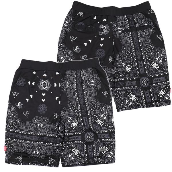 SY32 by SWEETYEARS ラッシュガードショーツ RASH GUARD GRAPHIC SHORT PANTS