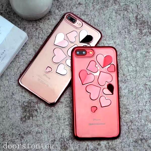 Iphone6s Iphone7 Iphone6plus Iphone7plus Iphone8 Iphone8plus Tpu ハート 透明 立体 耐衝撃 ソフトケース スマホケース 面白い 携帯カバー かわいい Buyee Buyee Japanese Proxy Service Buy From Japan Bot Online