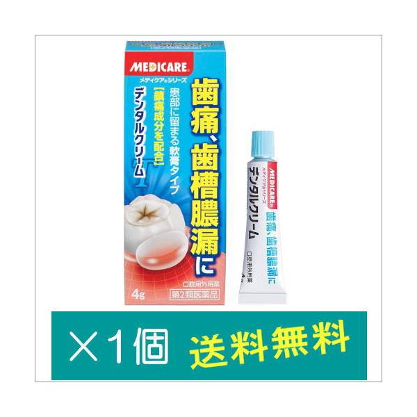 メディケア デンタルクリームT 4g【第2類医薬品】