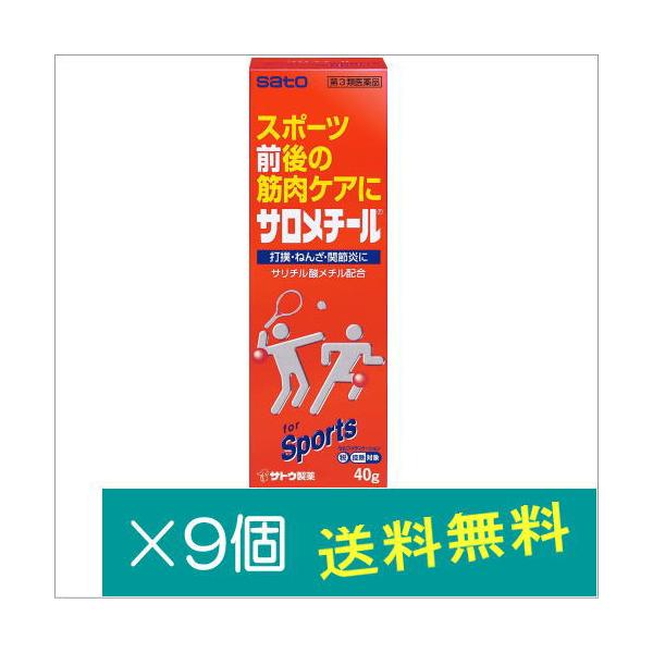 他サイト： サロメチール40ｇ×9個【第3類医薬品】の商品画像