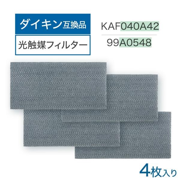 ダイキンに使える 光触媒集塵・脱臭フィルター（枠なし）エアコン 