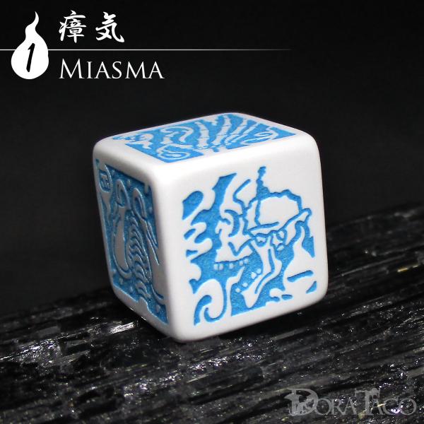 巨大妖怪ガシャドクロを表現した６面ダイス。◆太陽光・UVライトなどの強い光を当てると暗がりで発光します。内容／１個サイズ／約16mm