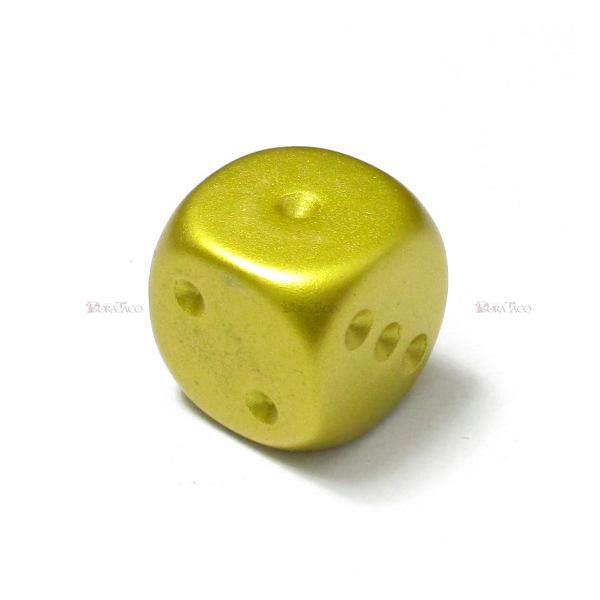 ◆メタル塗装に「すれ跡」のある場合がございます。予めご了承ください。樹脂サイコロをメタルコーティングした6面サイコロです。内容／1個