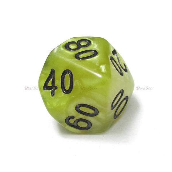 単品◇パール調【黄】テンズサイコロ(ダイス) : サイコロ専門店