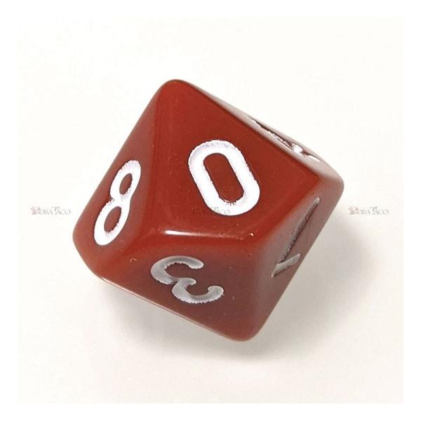 使いやすい標準サイズの10面サイコロ