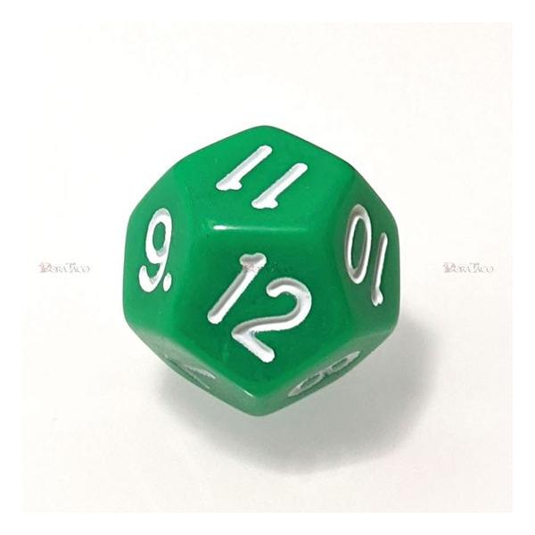 使いやすい標準サイズの12面サイコロ