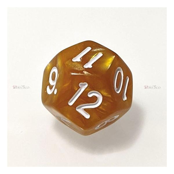 使いやすい標準サイズの12面サイコロ