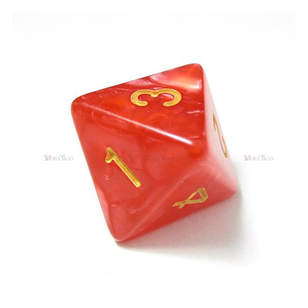 使いやすい標準サイズの8面サイコロ