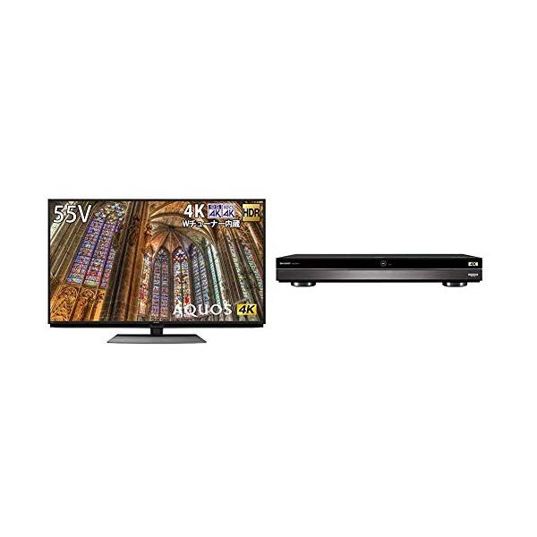 セット買いシャープ Sharp 55v型 4k チューナー内蔵 液晶 テレビ Aquos Android Tv Hdr対応 4t C55bl Ehlion Com