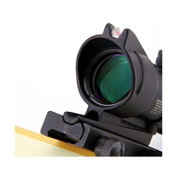スコープ Acogレプリカ レティクル発光 4倍率 本体ブラック レティクルレッド Khabarsanjal Com