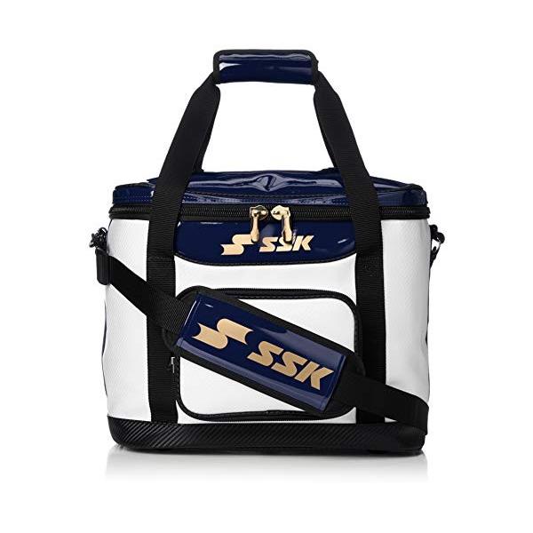 エスエスケイ ボールケース エナメルボールバッグ ホワイト ネイビー 1070 Jornaldopovaodf Com Br