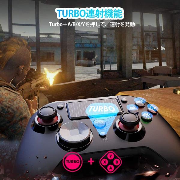連射機能 16時間使用 Ps4 コントローラー 六軸センサー 振動モード イヤホンジャック搭載 人間工学 1300mah充電式バッテリー V Visiomed Co Za